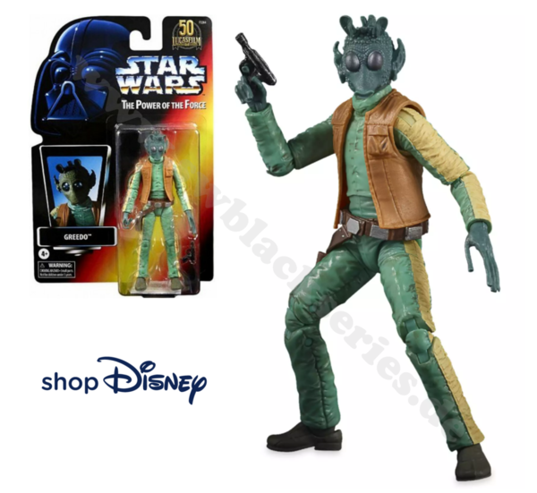 GREEDO 6" (POWER OF THE FORCE STYLE) / DISNEY EXCLUSIVE