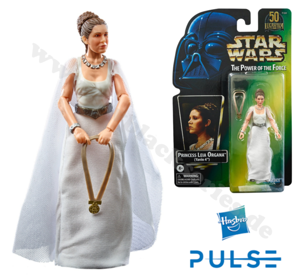 PRINCESS LEIA (YAVIN 4) (POWER OF THE FORCE STYLE) 6" / HASBRO PULSE EXCLUSIVE